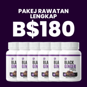 PAKEJ LENGKAP - 6 BLACK GINGER CAPSULE